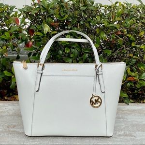 Michael Kors Ciara LG EW TZ Tote Optic White W
